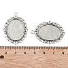 Tibetan Style Alloy Pendant Cabochon Settings FIND-XCP0002-93AS-3