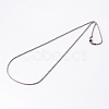 Tarnish Resistant 304 Stainless Steel Rope Chain Necklaces STAS-O056-D-10-2