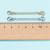 6 Strand 6 Style 304 Stainless Steel Curb Chain Extender STAS-FS0001-30-4