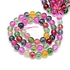 Synthetic Quartz/Piezoelectric Quartz Beads Strands G-S150-35-8mm-01-2