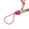 Handmade Lampwork Beaded Mobile Straps for Christmas HJEW-JM00446-03-2