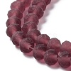Transparent Glass Beads Strands EGLA-A034-T4mm-MD13-4