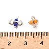 Glass Seed Beads Links Connector Charms KK-M266-11P-3