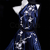 Polyester Embroidery Flower Lace Appliques DIY-WH0504-262-5