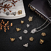 48Pcs 12 Styles Tibetan Style Alloy Beads FIND-DR0001-22-4
