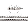 Tarnish Resistant Men's Jewelry Making 304 Stainless Steel Box Chains CHS-A003F-4.0mm-7