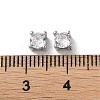 Brass Micro Pave Cubic Zirconia Slide Charms KK-F872-01P-3