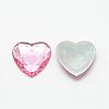 Acrylic Rhinestone Flat Back Cabochons GACR-Q009-25x25-07-2