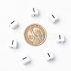 Letter Acrylic European Large Hole Beads OPDL-R050-10mm-I-4