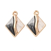 Alloy Enamel Pendants FIND-K030-02C-G-1