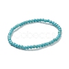 Synthetic Turquoise Beaded Stretch Bracelets BJEW-A117-A-18-3