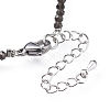 Natural Obsidian Bead Bracelets BJEW-JB04555-07-3