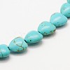 Heart Synthetic Turquoise Beads Strands X-TURQ-I019-10mm-08-1
