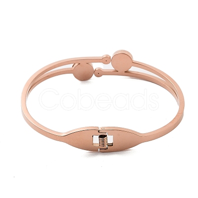 304 Stainless Steel Bangles BJEW-O184-14-1