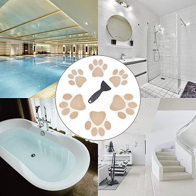 PEVA Adhesive Non-Slip Bathtub Stickers FIND-WH0077-41-1