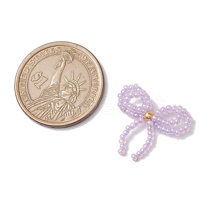 Butterfly Brass with Glass Cabochons PALLOY-JF02869-1