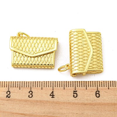 Golden Brass Pendants KK-L209-033G-1