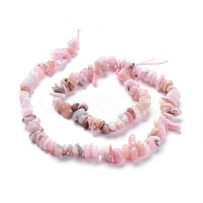 Natural Pink Opal Beads Strands G-L505-25-1