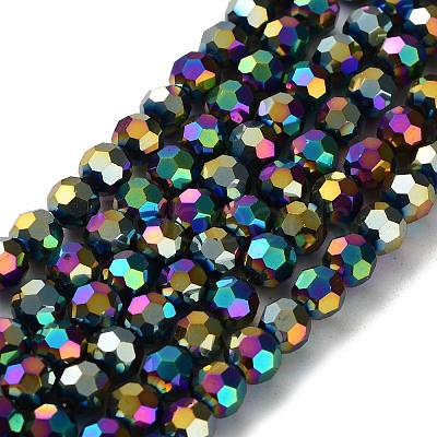 Electroplate Glass Bead Strands LS-EGLA-R042-6mm-04-1