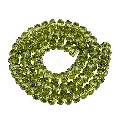 Transparent Glass Beads Strands GLAA-Q114-01A-A11-1