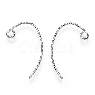 Brass Earring Hooks X-KK-Q735-346P-1