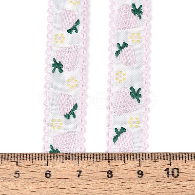 Polyester Strawberry Ribbon OCOR-T016-04E-1