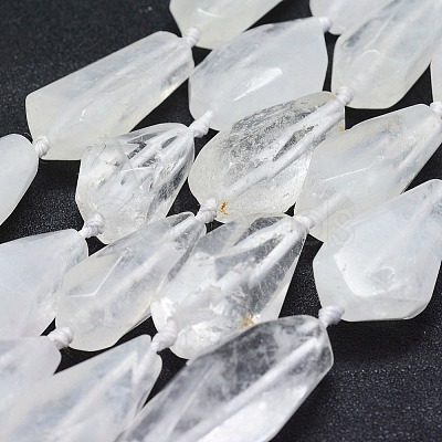 Natural Quartz Crystal Beads Strands G-F531-K05-1