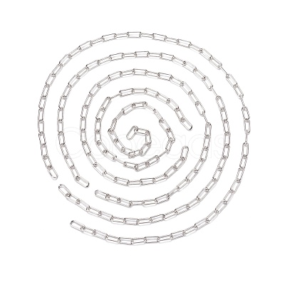 Unwelded Iron Paperclip Chains CH-FS0001-01P-1