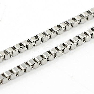 Tarnish Resistant 304 Stainless Steel Necklaces NJEW-F027-41-2.5mm-1