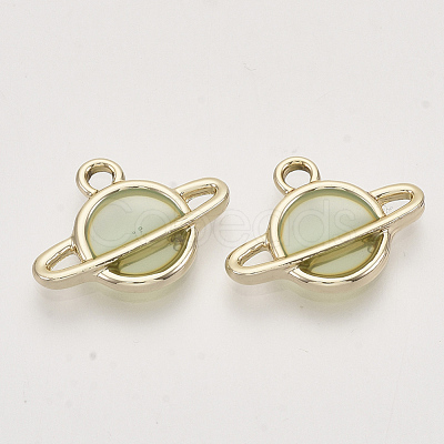 Epoxy Resin Pendants RESI-S386-002B-1