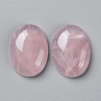 Natural Rose Quartz Cabochons X-G-L553-41-1