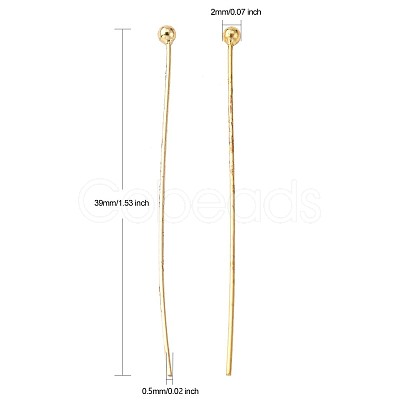 Brass Ball Head pins X-KK-L137-15G-NR-1