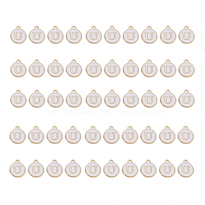 Golden Plated Alloy Charms ENAM-SZ0001-25A-U-1