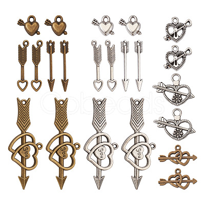 Tibetan Style Alloy Pendants TIBEP-BT0001-03-RS-1