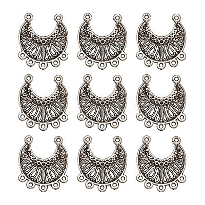 Tibetan Style Alloy Chandelier Components Links PALLOY-TA0001-21AS-1