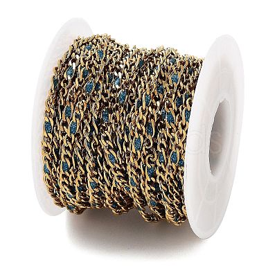 Ion Plating(IP) 304 Stainless Steel Enamel Chains CHS-Q005-06G-10-1