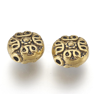 Tibetan Style Alloy Beads GLF0737Y-NF-1