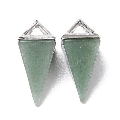 Natural Green Aventurine Pendants G-E577-01P-04-1
