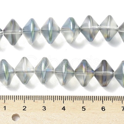 Electroplate Glass Beads Strands EGLA-G038-01A-HP01-1