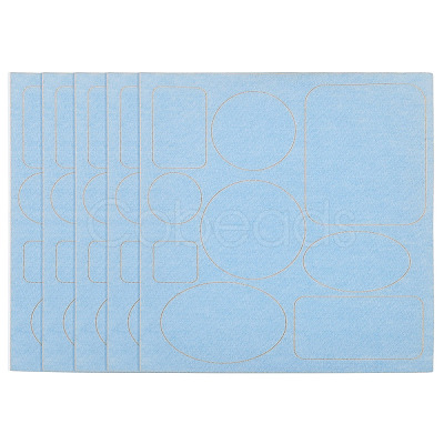 5 Sheets Denim Self-adhesive Patches PATC-TA0001-61A-1