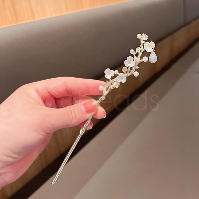 Imitation Pearl Hair Sticks PW-WGB9059-01-1