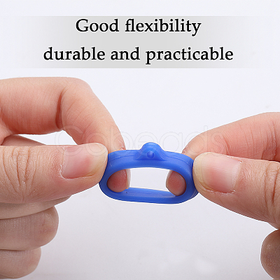 60Pcs 2 Style Silicone Pendant SIL-GF0001-43F-1