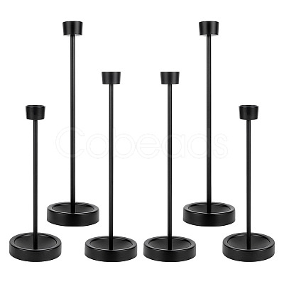 Iron Candle Holder AJEW-WH0604-58-1