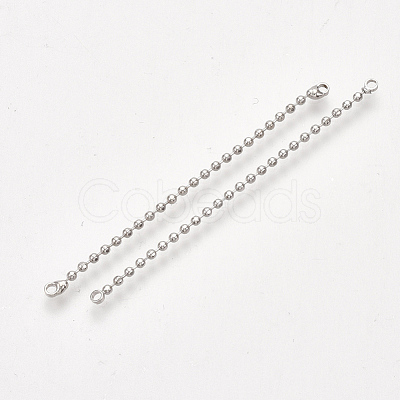 Brass Ball Chain Links Connectors KK-T032-176P-1