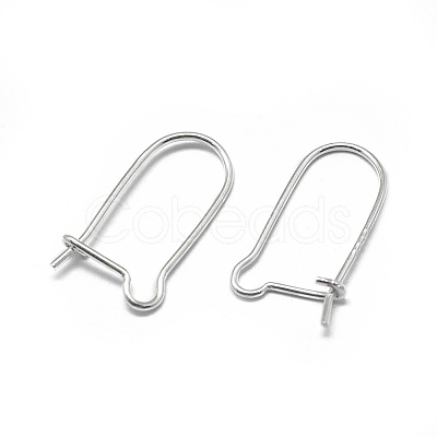 925 Sterling Silver Earring Hoops STER-L057-065S-1