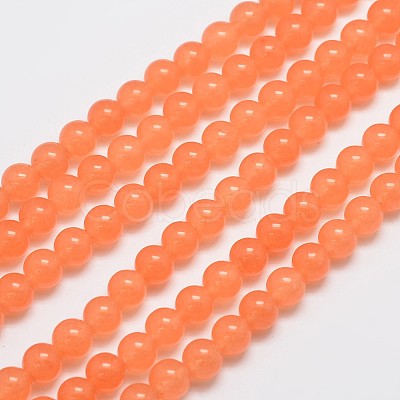 Natural & Dyed Malaysia Jade Bead Strands X-G-A146-8mm-A05-1