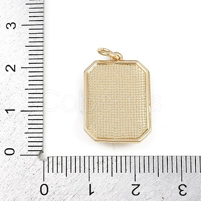 Brass Enamel Pendants KK-L246-02G-1