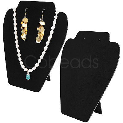 2Pcs Desktop Paper Necklace Display Stands NDIS-SC0001-03A-1