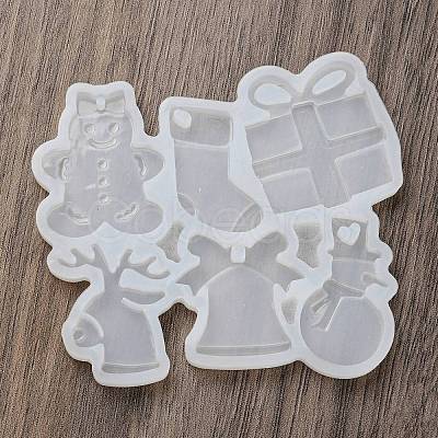 Christmas Bell/Sock/Reindeer DIY Silicone Pendant Molds SIMO-H012-03-1