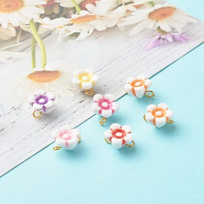 Acrylic Beads Link Connectors PALLOY-JF00823-1